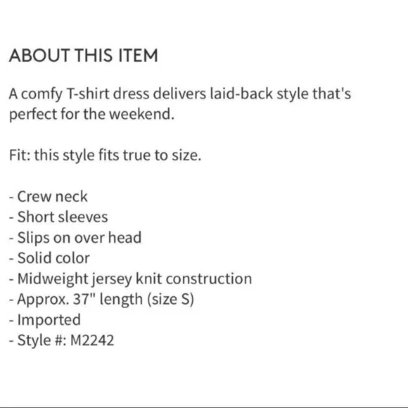 Madewell Tina Black T Shirt Dress - Picture 2 of 6